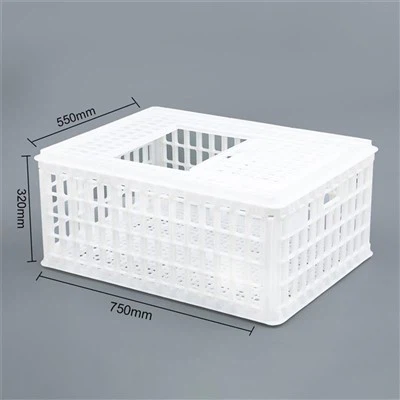 Пластмасов кокошарник за транспортиране на пилета